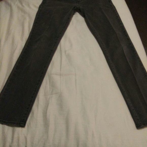 American Eagle Charcoal Gray Skinny Jeans SZ 4 - Picture 2 of 6